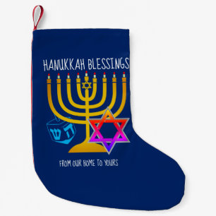 HANUKKAH BLESSINGS KLEINER WEIHNACHTSSTRUMPF