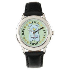 Hanukkah Blue Dog Watch personalisieren Armbanduhr