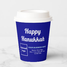 Hanukkah Blue Paper Cup Pappbecher