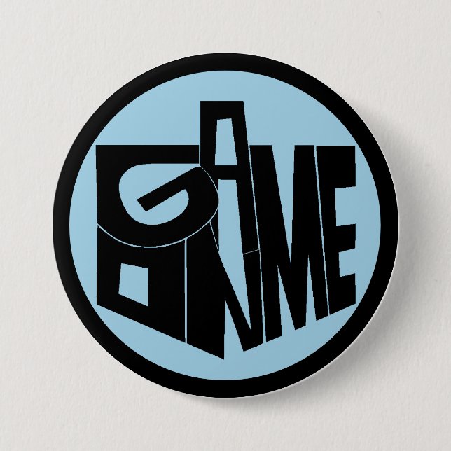 Hanukkah Button, Spiel am Black Dreidel Button (Vorderseite)