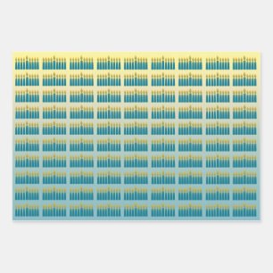 Hanukkah Candles Geschenkpapier Set