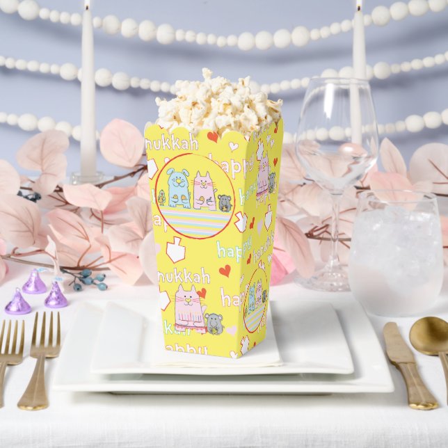 Hanukkah Cat Dog Mouse Bird Gefälligkasten Geschenkschachtel (Hochzeit)