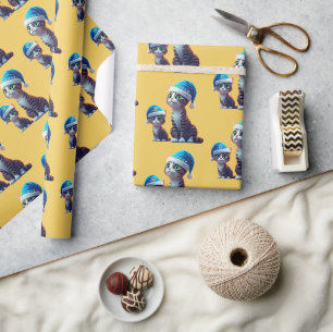 Hanukkah Cats Geschenkpapier