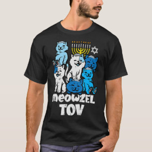 Hanukkah Cats Meowzel Tov Chanukah Jüdische Frauen T-Shirt