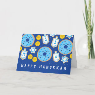 Hanukkah Chanukah Desserts Donuts Cookies Karte