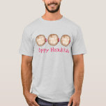 Hanukkah Chanukah Juwish Holidays Jelly Doughnut T-Shirt<br><div class="desc">Eine originelle Abbildung eines mit Zucker überzogenen Gelees. Perfekt für Hanukkah! Diese Chanukah Illustration ist auch auf anderen Produkten verfügbar. Sehen Sie nicht,  wonach Sie suchen? Brauchen Sie Hilfe bei der Anpassung? Kontaktieren Sie Rebecca,  um etwas für Sie entworfen zu haben.</div>
