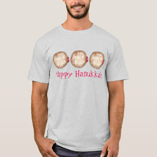 Hanukkah Chanukah Juwish Holidays Jelly Doughnut T-Shirt