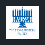 Hanukkah Chanukah Lit Menorah #2 Permastempel<br><div class="desc">Hanukkah Chanukah Lit Menorah #2 Familienname Design =========</div>