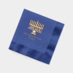 Hanukkah Chanukah Lit Menorah #2 Servietten Mit Folie<br><div class="desc">Hanukkah Chanukah Lit Menorah #2 Familienname Design =========</div>