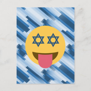 hanukkah chanukkah emoji feiertagspostkarte