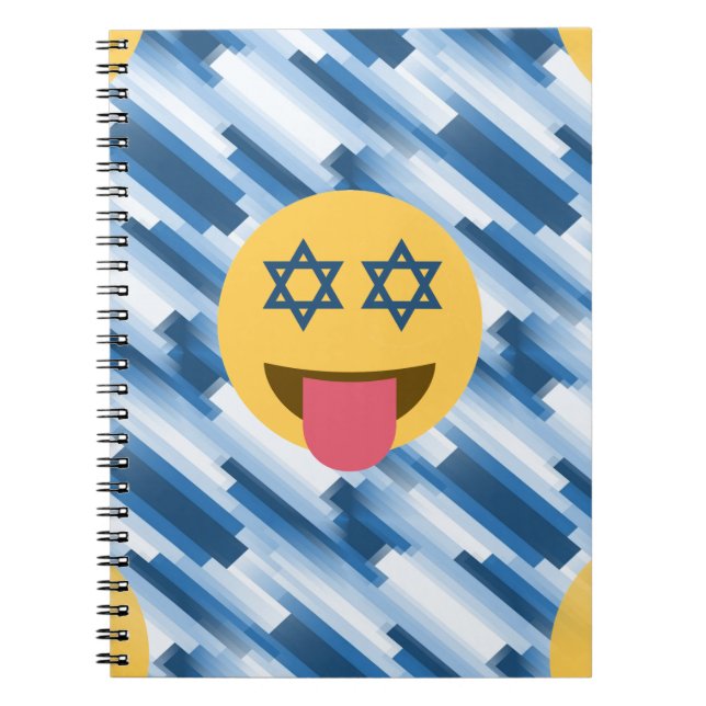 hanukkah chanukkah emoji notizblock (Vorderseite)