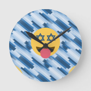 hanukkah chanukkah emoji runde wanduhr
