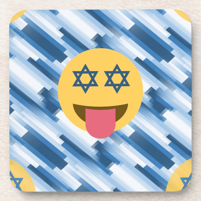 hanukkah chanukkah emoji untersetzer (Vorderseite)