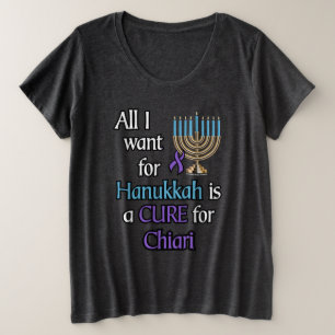 Hanukkah...Chiari Große Größe T-Shirt