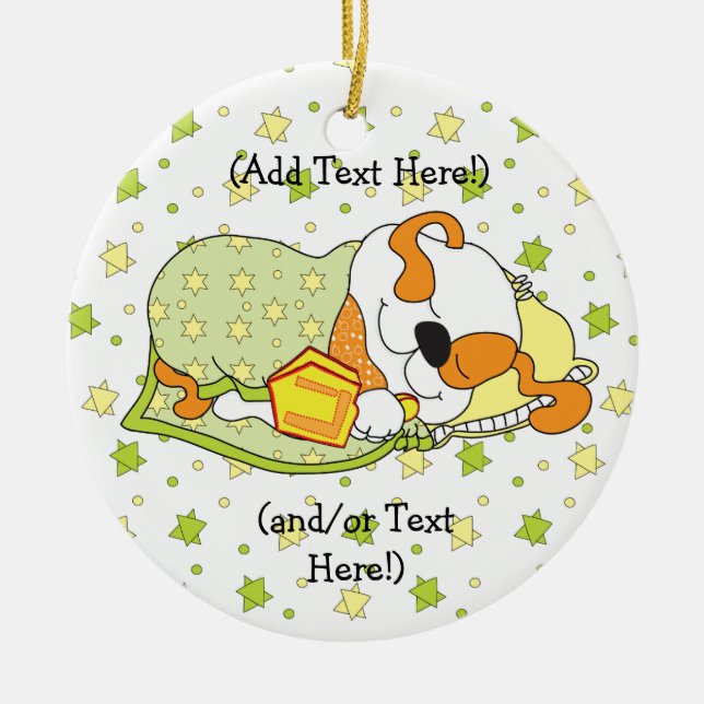 Hanukkah Circle Ornament (Vorne)