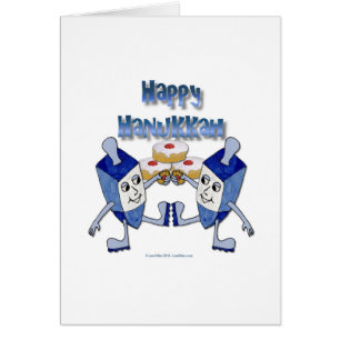 Hanukkah Dancing Dreidels and Jelly Doughnuts