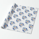 Hanukkah Dancing Dreidels und Jelly Doughnut Geschenkpapier<br><div class="desc">You are viewing The Lee Hiller Fotogray Art and Designs Collection of Home and Office Decor,  Apparel,  Ohrs and Collectibles. The Designs inklusive Lee Hiller Fotogray and Mixed Media Digital Art Collection. You can view her Nature fotogray at http://HikeOurPlanet.com/ and follow her hiking blog within Hot Springs National Park.</div>