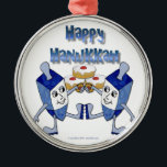 Hanukkah Dancing Dreidels und Jelly Doughnut Ornament Aus Metall<br><div class="desc">You are viewing The Lee Hiller Designs Collection of Home and Office Decor,  Apparel,  Gifts and Collectibles. The Designs inklusive Lee Hiller Fotogray and Mixed Media Digital Art Collection. You can view her Nature fotogray at http://HikeOurPlanet.com/ and follow her hiking blog within Hot Springs National Park.</div>
