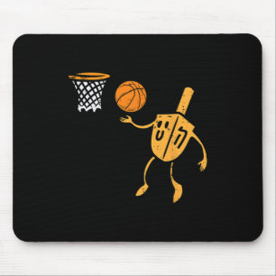 Hanukkah Dreidel Basketball Chanukah Judenbrücke Mousepad