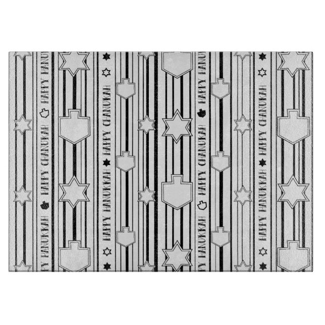 Hanukkah Dreidel Deco Schneidebrett (Vorderseite)