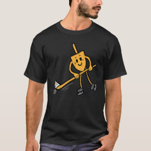 Hanukkah Dreidel Ice Hockey Chanukah Jüdische Männ T-Shirt