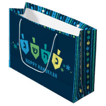 Hanukkah-Dreidel-Party-Geschenktasche