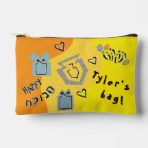 Hanukkah Dreidel Time Game Accessory Pouch
