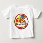Hanukkah Dreidels Baby T - Shirt<br><div class="desc">Hanukka Dreidel T - Shirt. Design kann auf andere Zazzle-Favoriten übertragen werden. Personalisieren Sie Ihre Nachricht, indem Sie Ihre eigene Nachricht löschen und Ihren eigenen Schriftart mit Stil, Größe und Farbe hinzufügen. Happy Chanukah/Hanukkah! Stil: Baby Fine Jersey T - Shirt Ihre Suche nach dem ultimativen Säugling T - Shirt ist...</div>