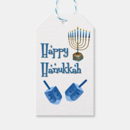Hanukkah Dreidels Geschenkanhänger