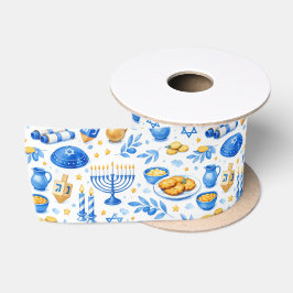 Hanukkah-Feier-Ikonen  Satinband