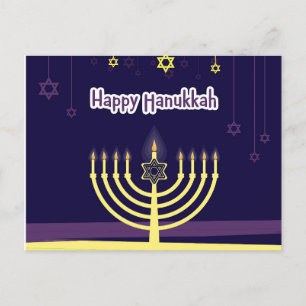 Hanukkah Feiertagspostkarte