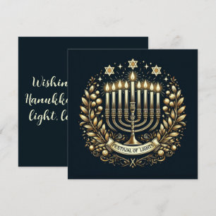Hanukkah Festival of Lights Karte