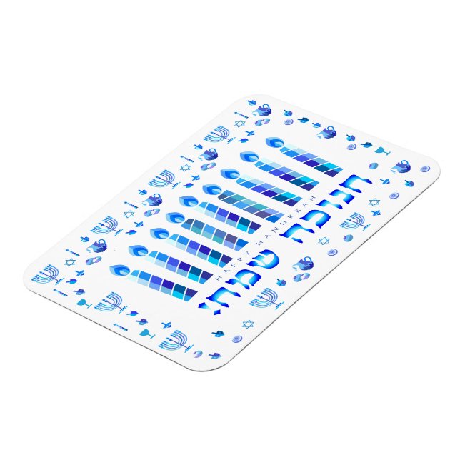 Hanukkah Festival Party Magnet (Linke Seite)
