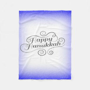 Hanukkah Friedliche Momente Fleecedecke