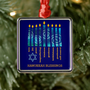 HANUKKAH Frucht des Geistes Ornament Aus Metall