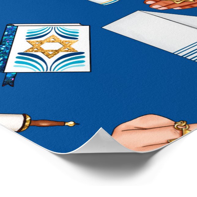 Hanukkah Fun Poster (Ecke)