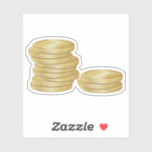 Hanukkah Gelt Aufkleber<br><div class="desc">3" x 3" Vinyl-Aufkleber mit einem Bild von Hanukkah Gelt. Hanukkah gelt, auch Gelt genannt, bezieht sich auf das Geld, das während des jüdischen Festivals von Hanukkah als Geschenke gegeben wird. Es wird in der Regel Kindern und manchmal Lehrern gegeben, oft in Verbindung mit dem Spiel von Dreidel. Die gesamte...</div>