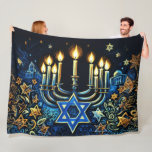 Hanukkah Geschenk Menorah Pastel Zeichnend Fleecedecke<br><div class="desc">Unterkunft thematisch von Umua entworfen. Gedruckt und ausgeliefert von Zazzle oder ihren Partnern.</div>