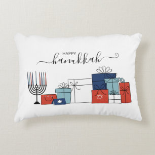 Hanukkah Geschenke & Menorah Urlaub Accent Kissen