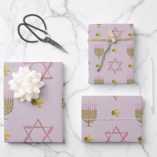 Hanukkah Geschenkpapier Set
