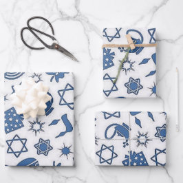 Hanukkah Geschenkpapier Set