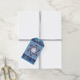 Hanukkah Gift Tags, Star von David Geschenkanhänger