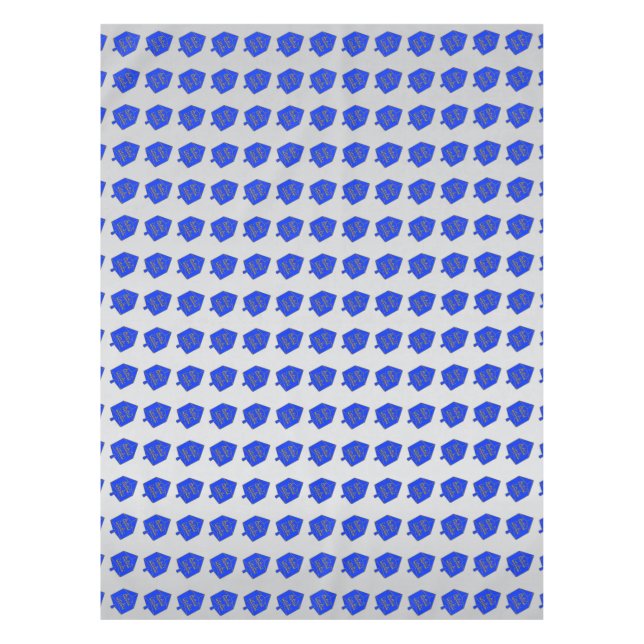 hanukkah, glückliche hanukkah, hanukkah candal tischdecke (Vorderseite)