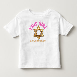 hanukkah, glückliche hanukkah, menorah, chanukah, kleinkind t-shirt