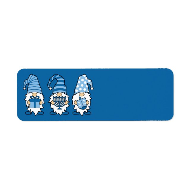 Hanukkah Gnomes Trio Address Labels (Vorne)