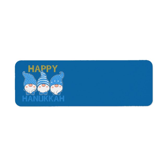 Hanukkah Gnomes Trio Address Labels (Vorne)