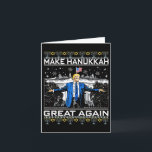 Hanukkah Great wieder Funny Trump Ugly Chanuka Karte<br><div class="desc">Hanukkah wieder groß,  Funny Trump Ugly Chanukah 1</div>