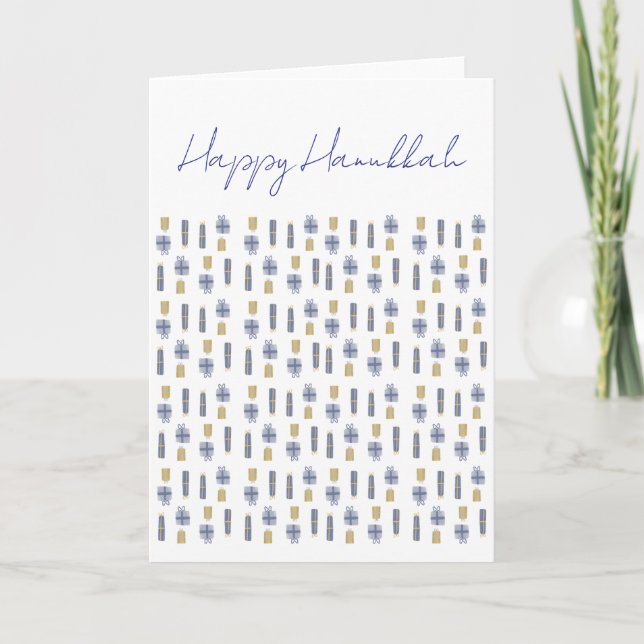 Hanukkah Greeting Card Dankeskarte (Vorderseite)