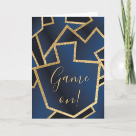 Hanukkah Greeting Card w Envelope Elegant Dreidels Feiertagskarte