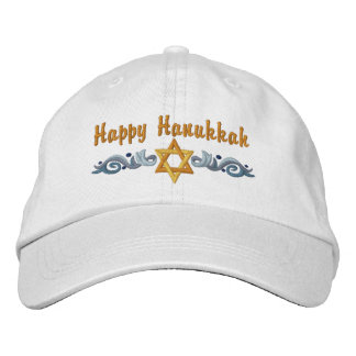 Hanukkah Gruß Bestickte Baseballkappe